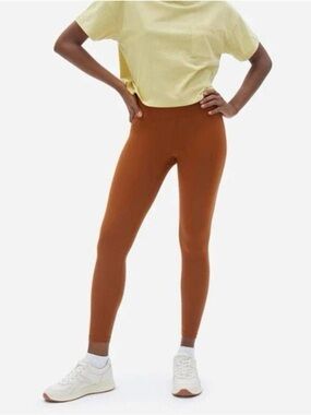 Everlane  Woman Brown Renew Legging LARGE Athleisure Activewear Yoga Sustainable